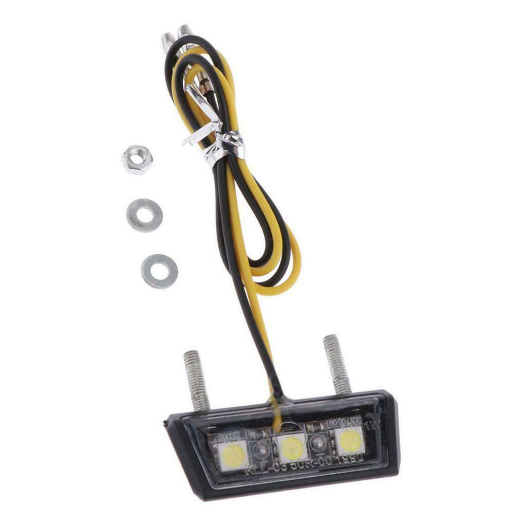 12V Motorcycle Tail Light Brake License Plate Backup Lamp Taillight for Car
