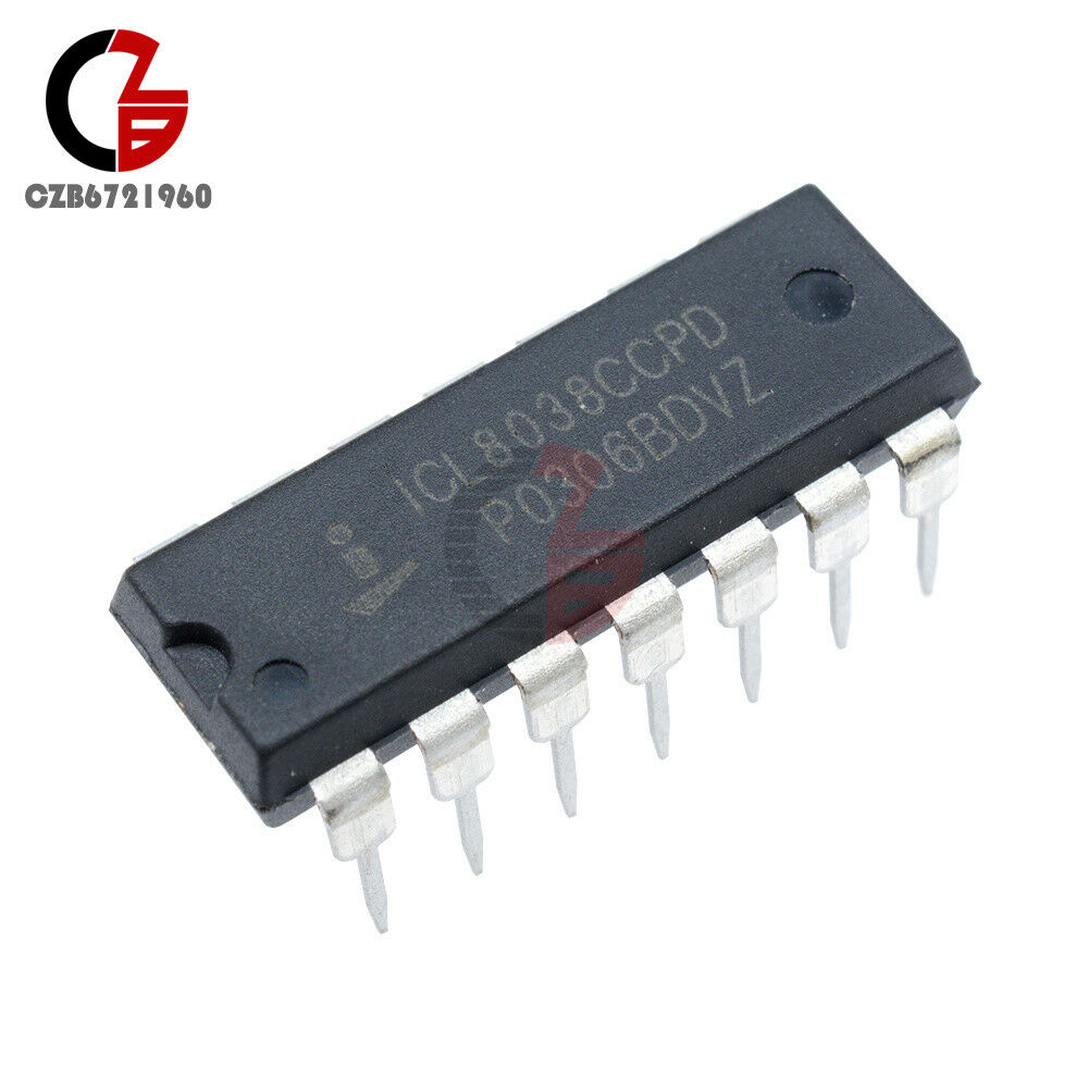 2PCS ICL8038 INTERSIL IC Signal Generator OSCILL GEN/VOLT CONTROL 14 DIP Chip