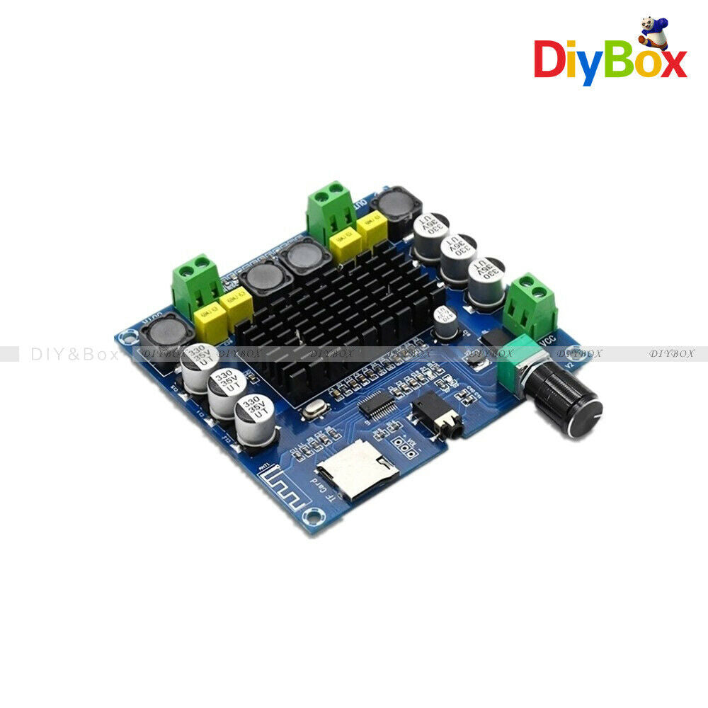 Digital XH-A104 Bluetooth 4.1 Power Amplifier Board TPA3116 50WX2 TF DC12-24V