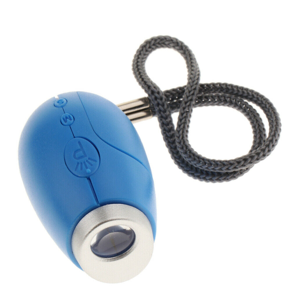 Portable Mini Projection Clock for Wall Ceiling Projection with Keyring Blue