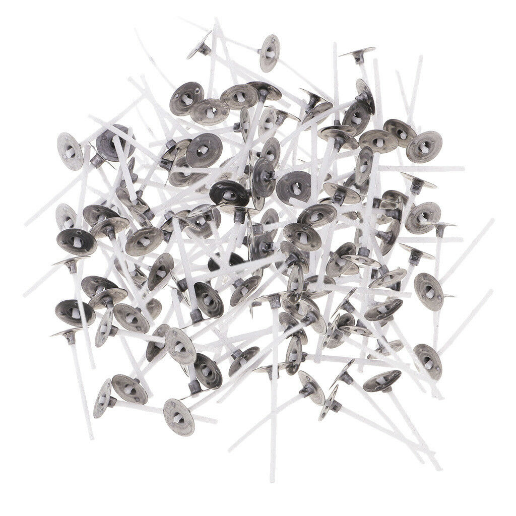 200x Pre Waxed Pre Tabbed Candle Wicks for DIY Tealight Candle Making 3cm