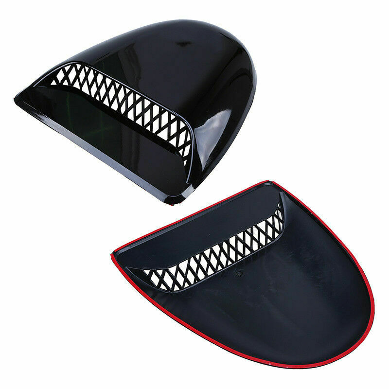 Universal Auto Decorative Air Flow Intake Scoop Turbo Bonnet Vent Cover Hood