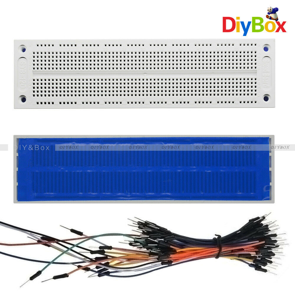 65Pcs Jumper Wires / SYB-120 700 Points Solderless PCB Breadboard For Arduino