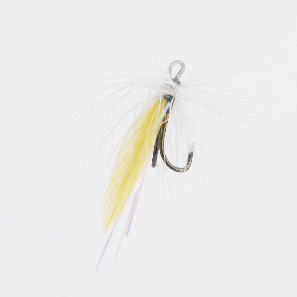 12pcs Lures with Feathers Double Fish Hooks Crank Bait Minnow Popper