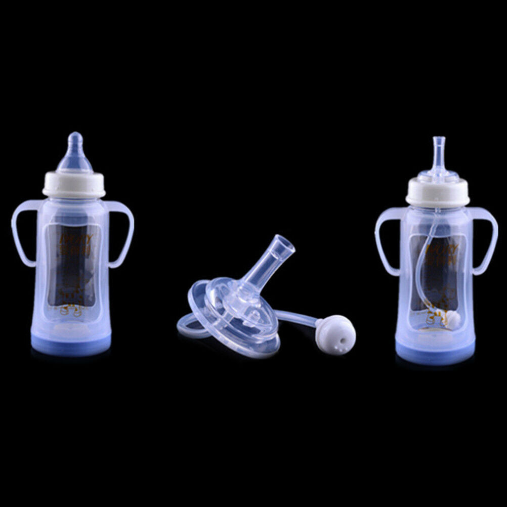 Baby Bottle Straw Replacement Wide Mouth Caliber Silicone FeedingAccessor.l8