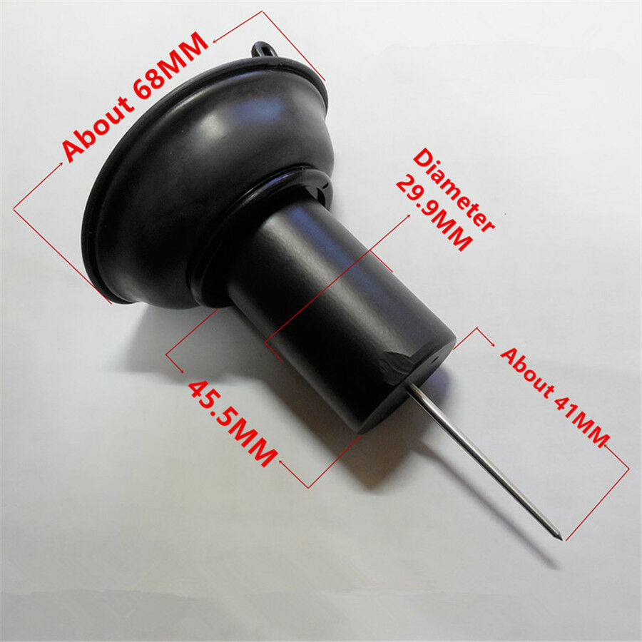Motorcycle Carburetor Vacuum Diaphragm Plunger Assembly (configured Jet needle)