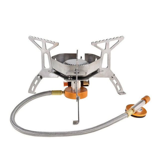 Portable Windproof Camping Gas Stove Mini Outdoor Foldable Cooking Burner3500W