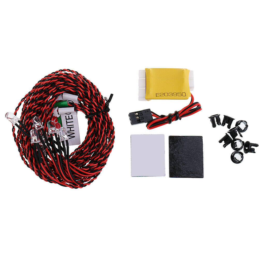 1 Set of 8 LED Lighting Kit for Aircraft Parts Accessories