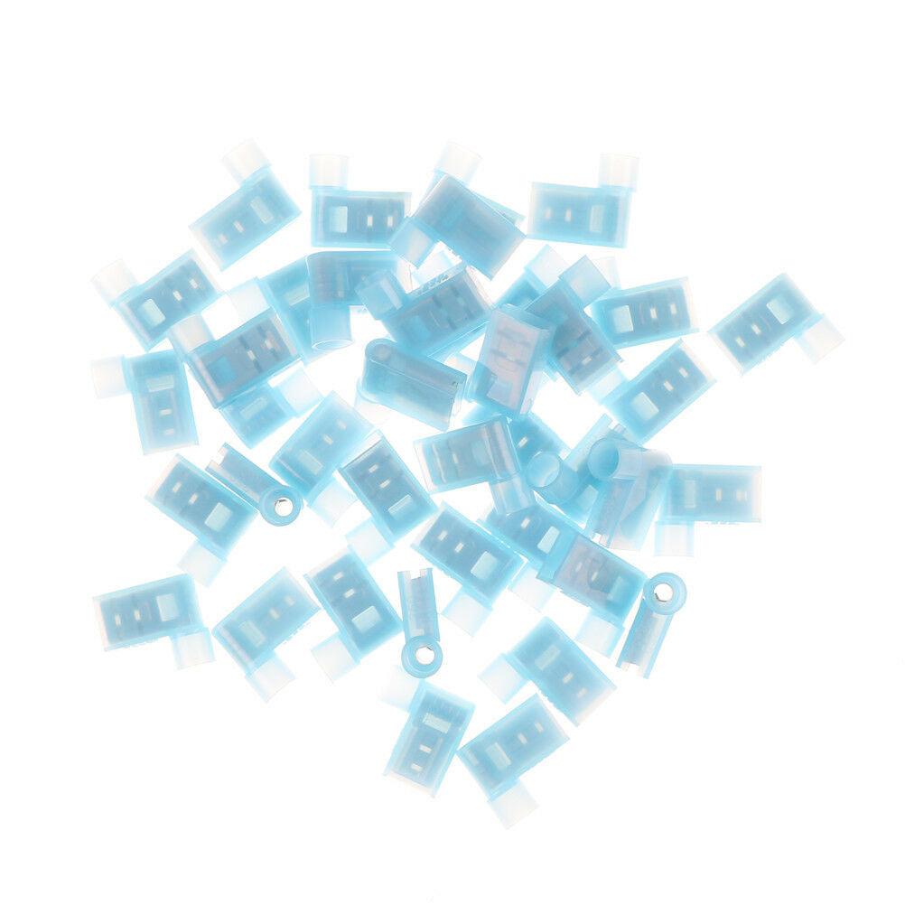 40pcs 90 Degree Nylon Insulated Female Push On Wire Terminal Connector .l8