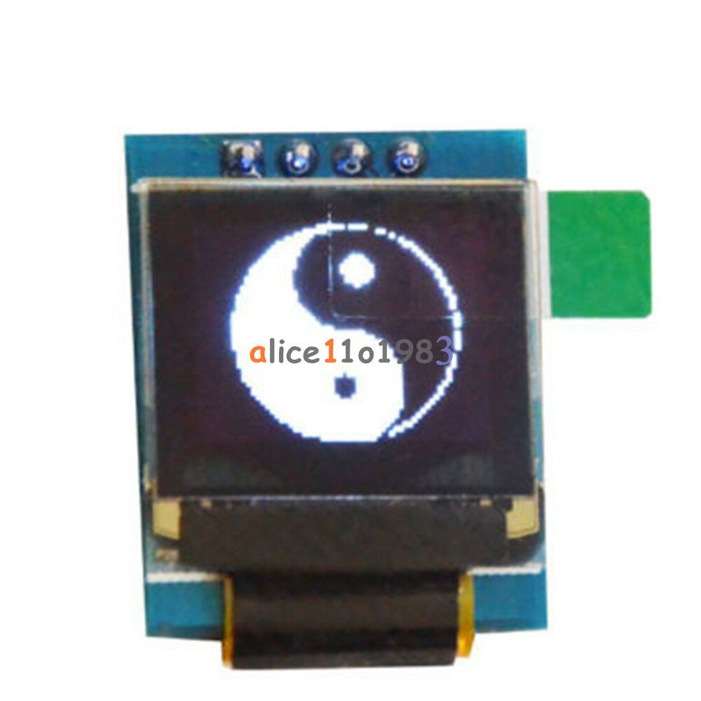 White 0.66" 4pin Screen IIC I2C 0.66in OLED Display Module 64x48 for STM32 AVR