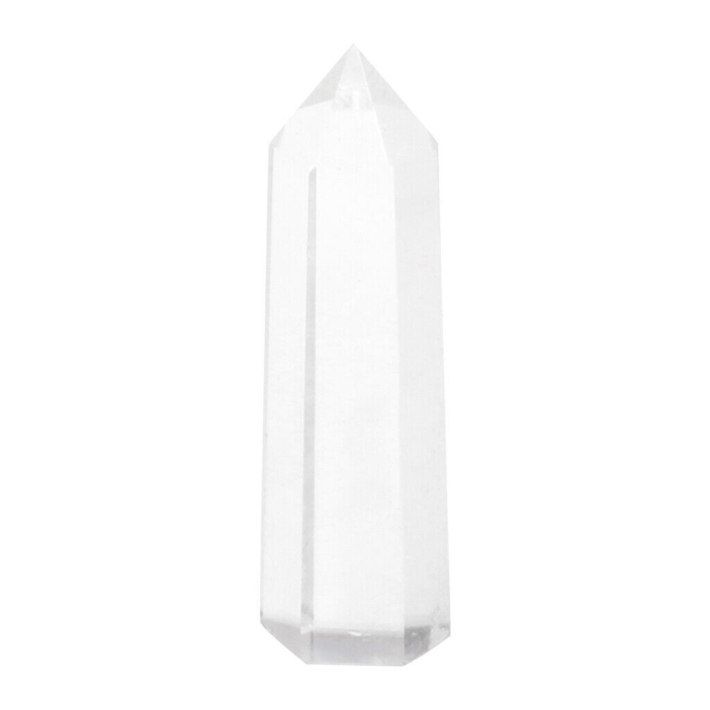 Clear Quartz Wand with  Termination for Decoration