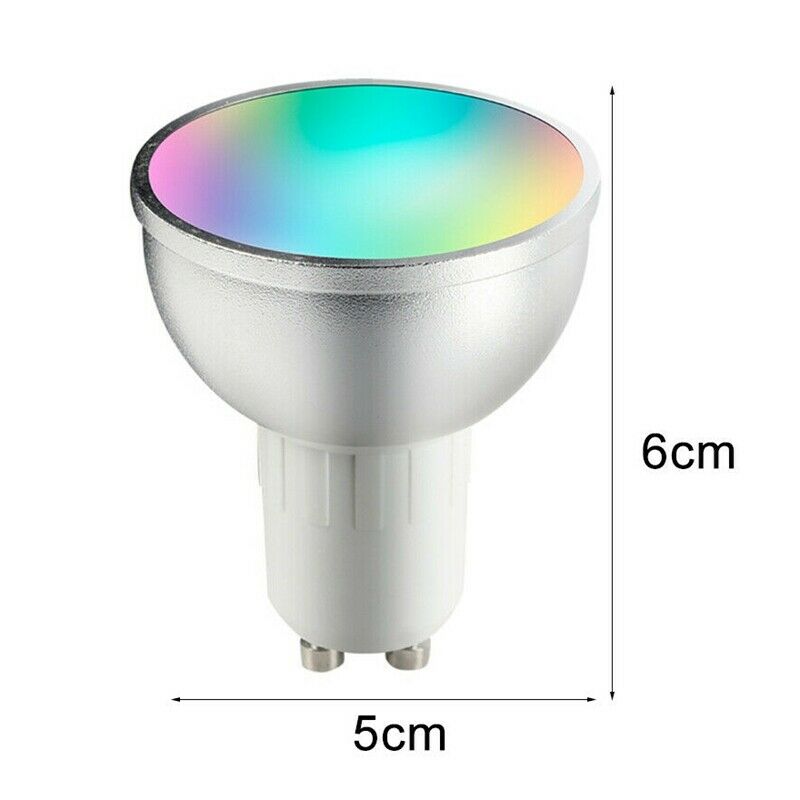 GU10 LED Bulbs WiFi Smart Light Bulb 5W LED Spotlight Multicolor Lights DimmabD1