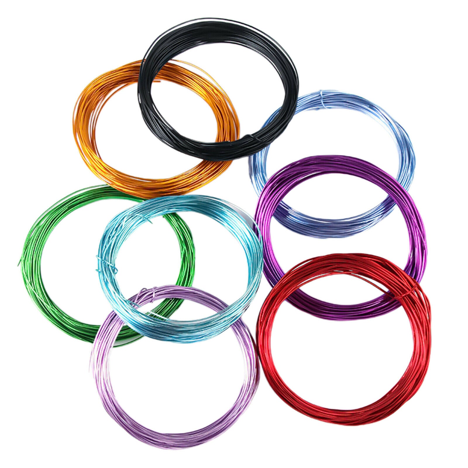 24x Aluminum Wire Bendable Cord Metal Soft for Sculpting Jewelry Making