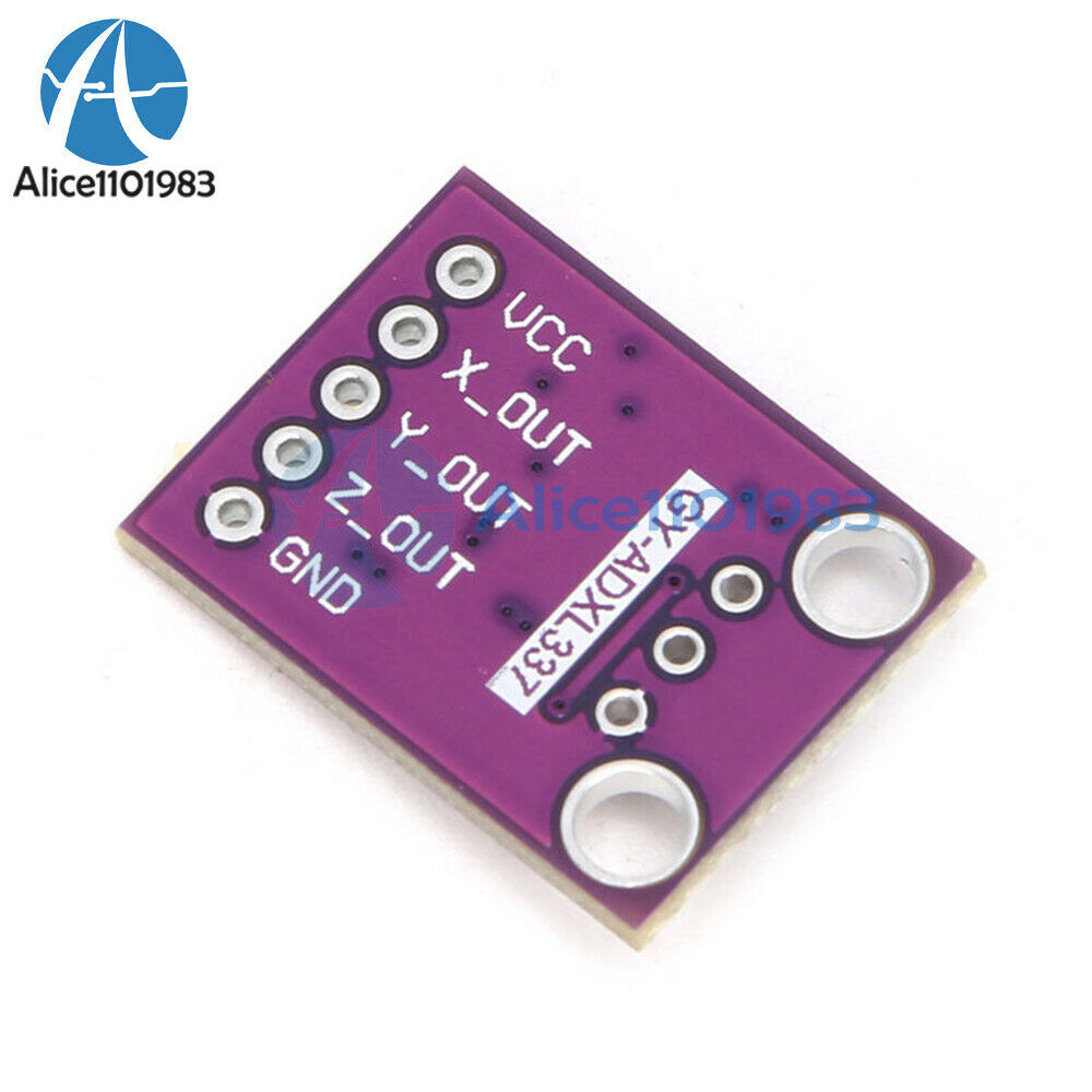 2PCS 3-Axis GY-61 ADXL337 Replacement ADXL335 Module Analog Output Accelerometer