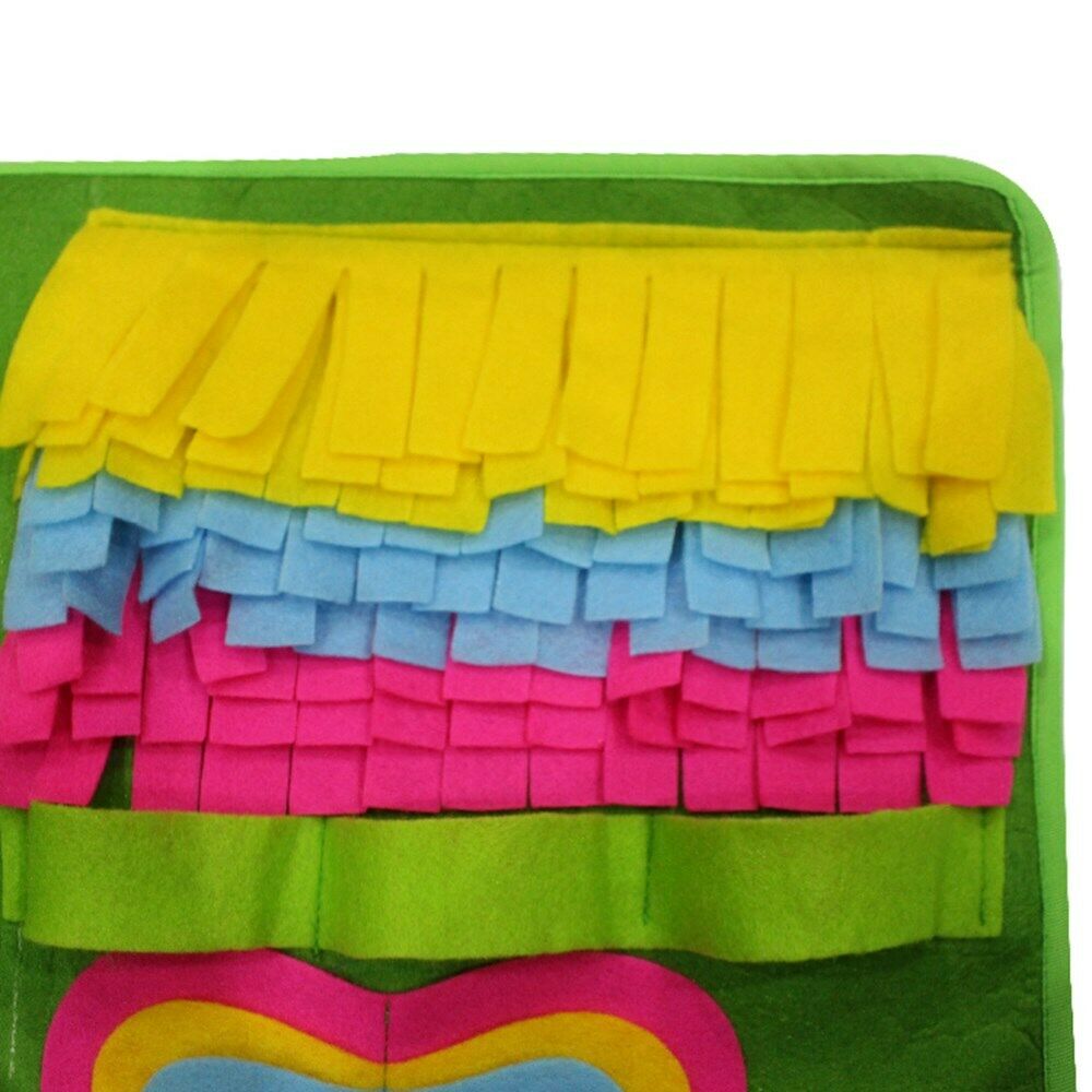 Pet Cat Dog Snuffle Mat Training Sniffing Pad Feeding Blanket Cushion Toys CA