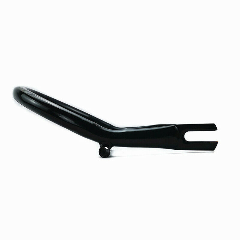 Refit Black Pipe Motorcycle Rear Shelf Handrail Tail Armrest Fin Luggage Rack