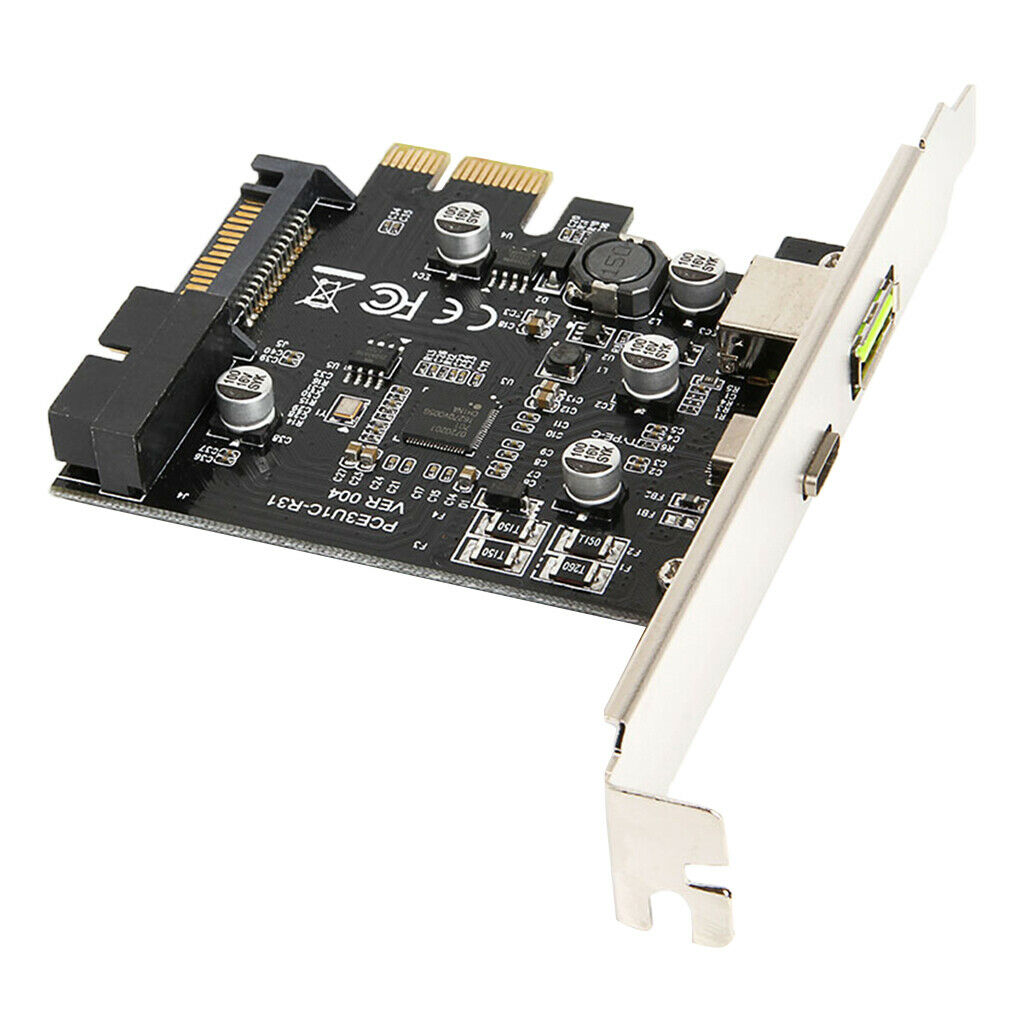 USB 3.1   Card 1x USB C 1x USB A Internal 19-pin USB Header