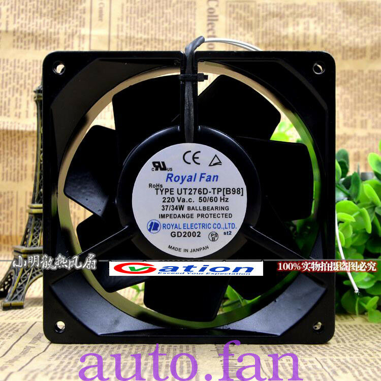 1pc Royal Fan UT276D-TP [B98] 220V 37 / 34W Cooling fan 140*140*50mm