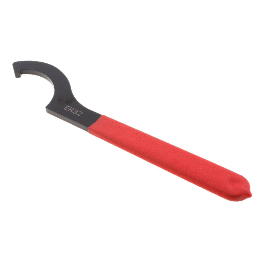 2 Pieces ER-32 Spanner Hook Wrench for ER Chuck Nut ER 32 ER32 Hook