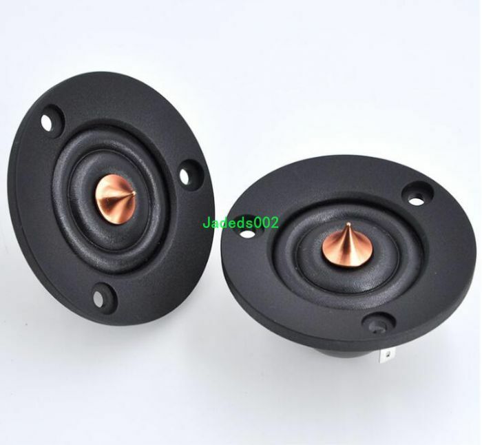 2pcs 2" inch 4Ohm 4Ω 30W Silk Film Dome Tweeter Speaker Loudspeaker Car audio
