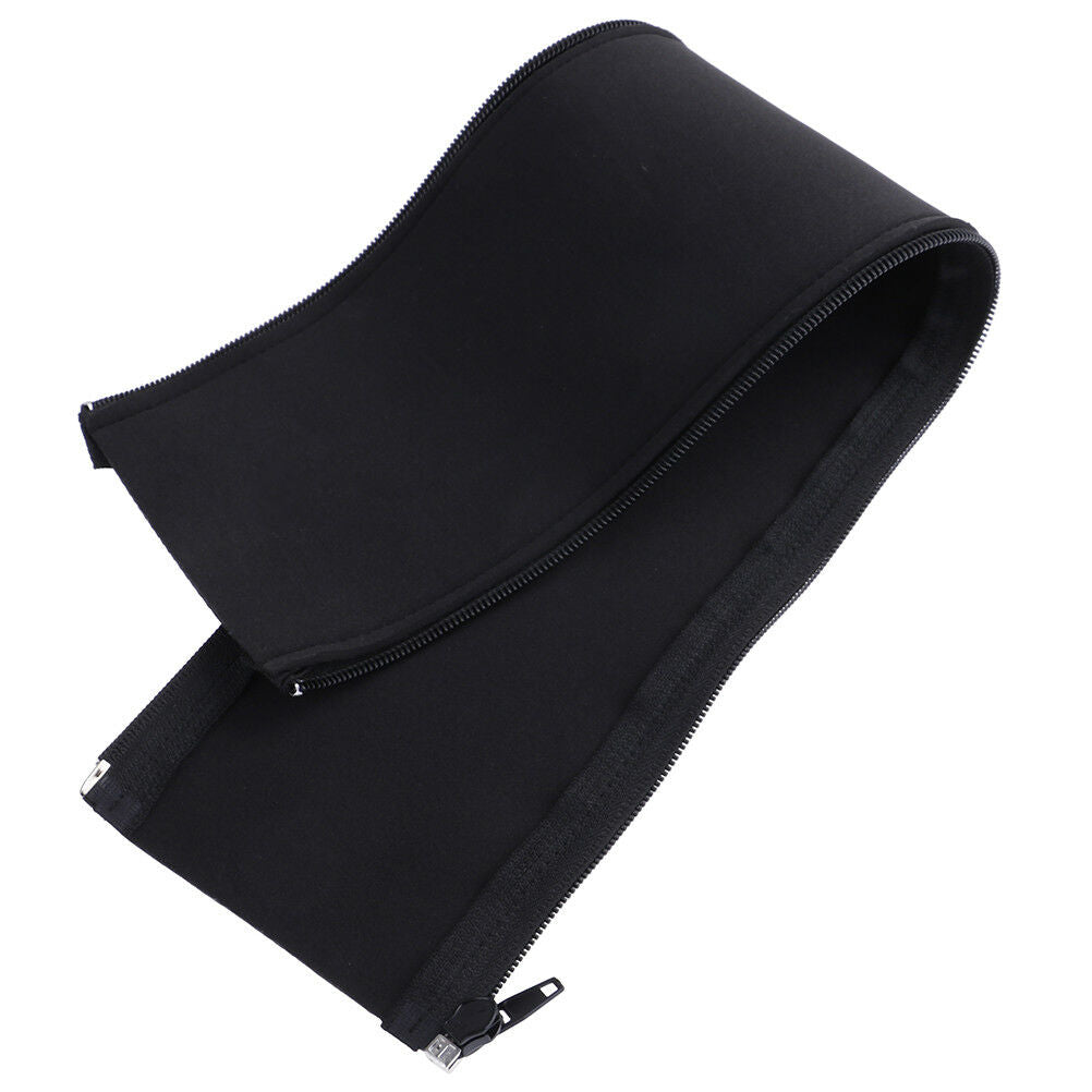 1Pc DIY neoprene cable management sleeve zipper wrap wire hider cover organ Lt