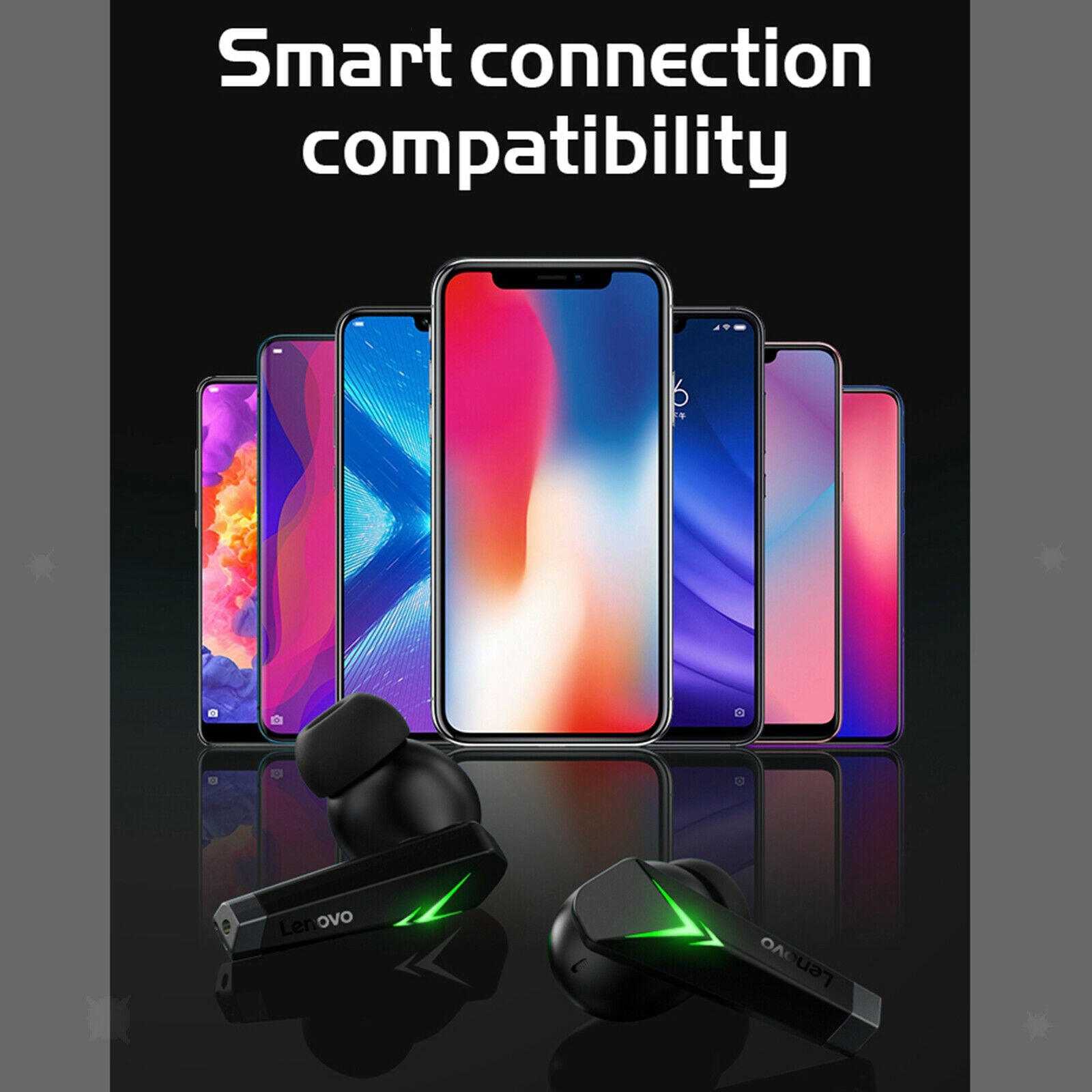 LP6 TWS Gaming Headsets Bluetooth 5.0 Sports Eartips Earphones Super Bass