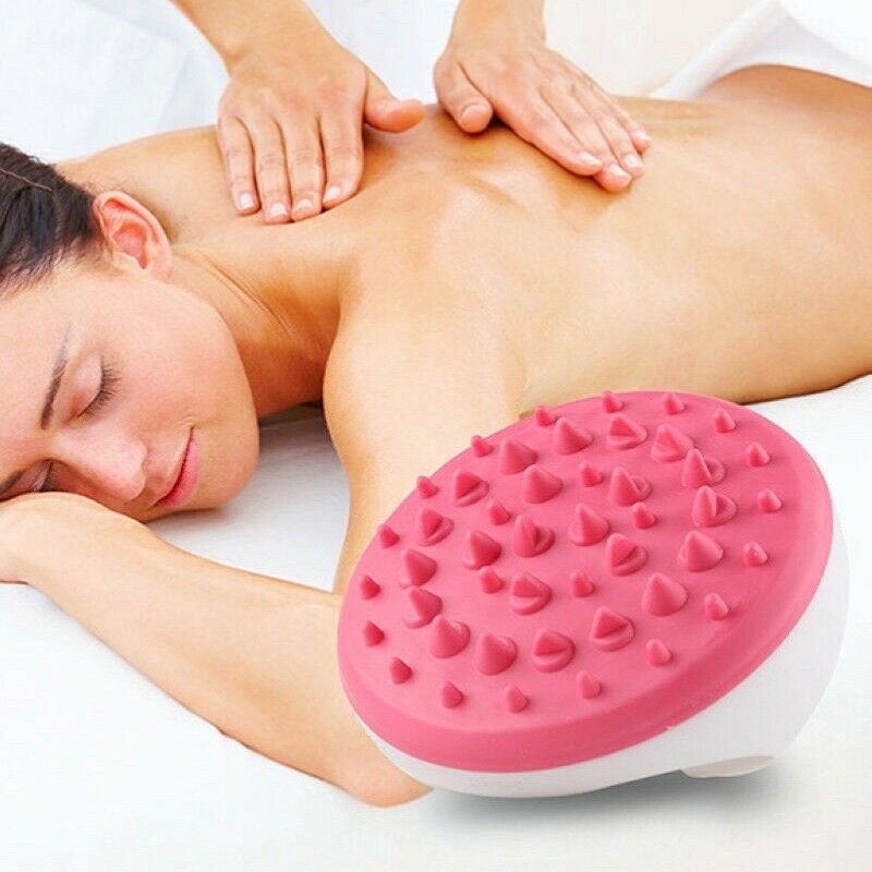 Portable Silicone Multi-function Hair Brush Scalp Body Head Massager Relax