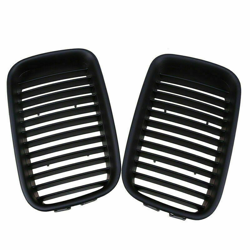 Pair Front Kidney Grilles Grills Fits BMW E36 M3 Pre-facelift 1992-1996 93 94 95
