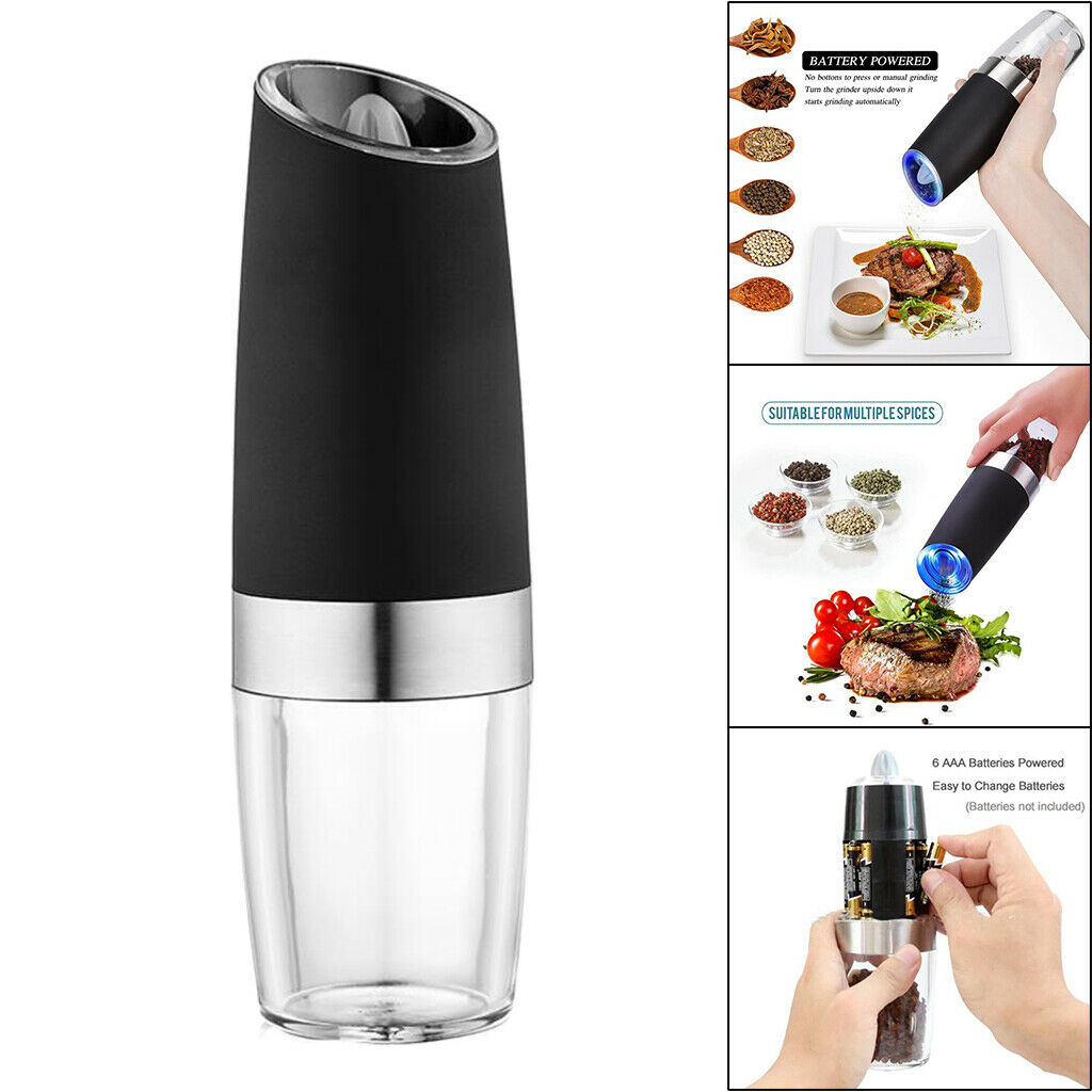 Automatic Electric Salt and Pepper Grinder Herb Mill Shakers Kitchens Gadgets