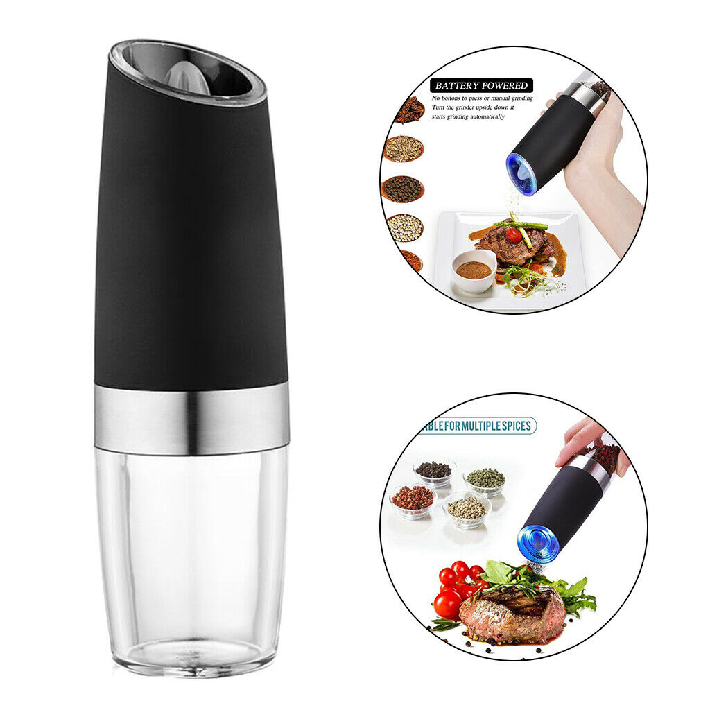 Automatic Electric Salt and Pepper Grinder Herb Mill Shakers Kitchens Gadgets