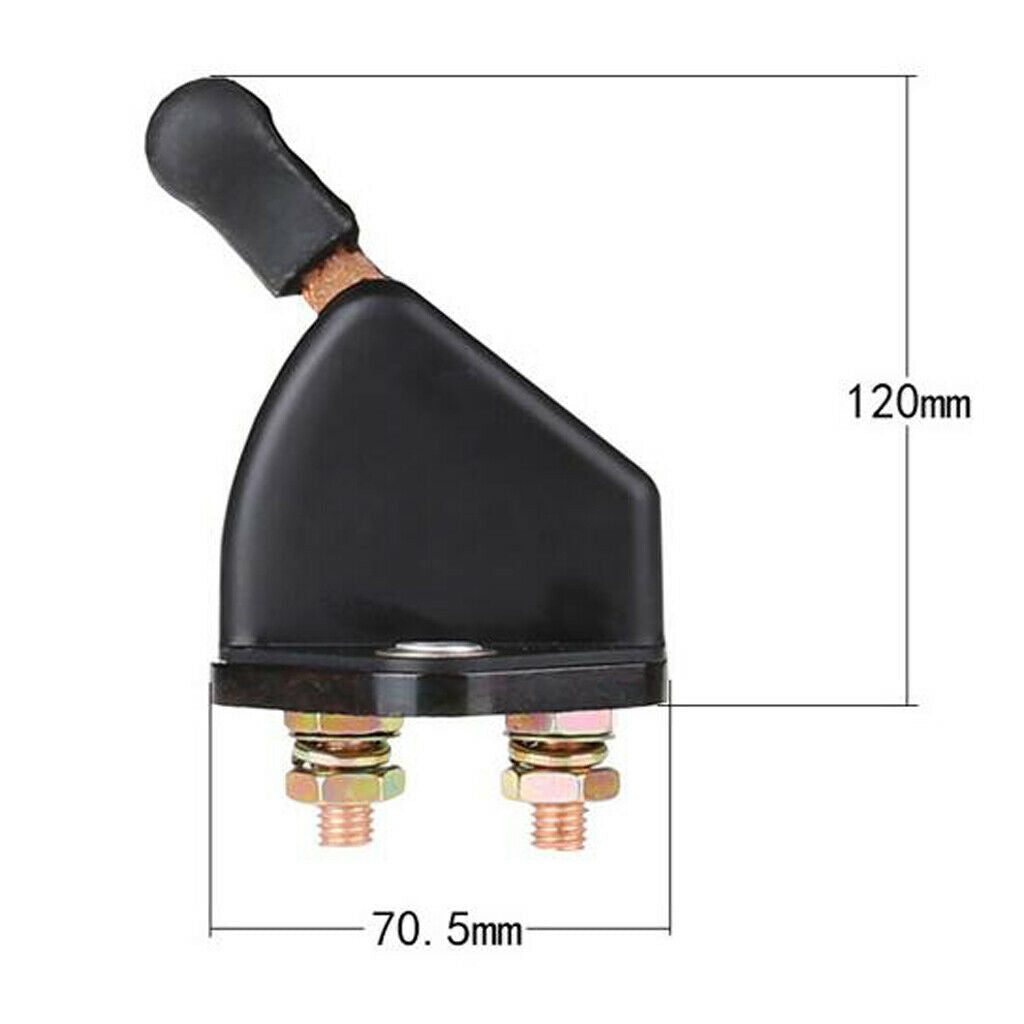 3pcs 12V-24V Car Boat Battery Double Poles Disconnect Isolator Power Switch