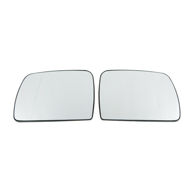 For BMW X5 E53 1999-2006 Car Door Side Wing Mirror Gass Left Right  Heated 2pcs