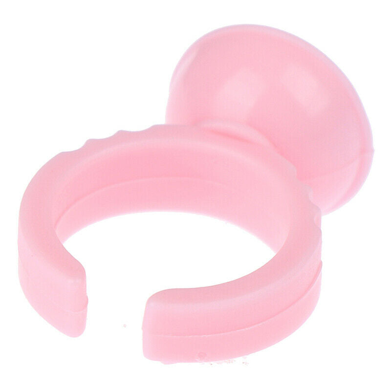 100Pcs Disposable Eyelash Extension Glue Rings Glue Holder Glue ContainerJCAUDF