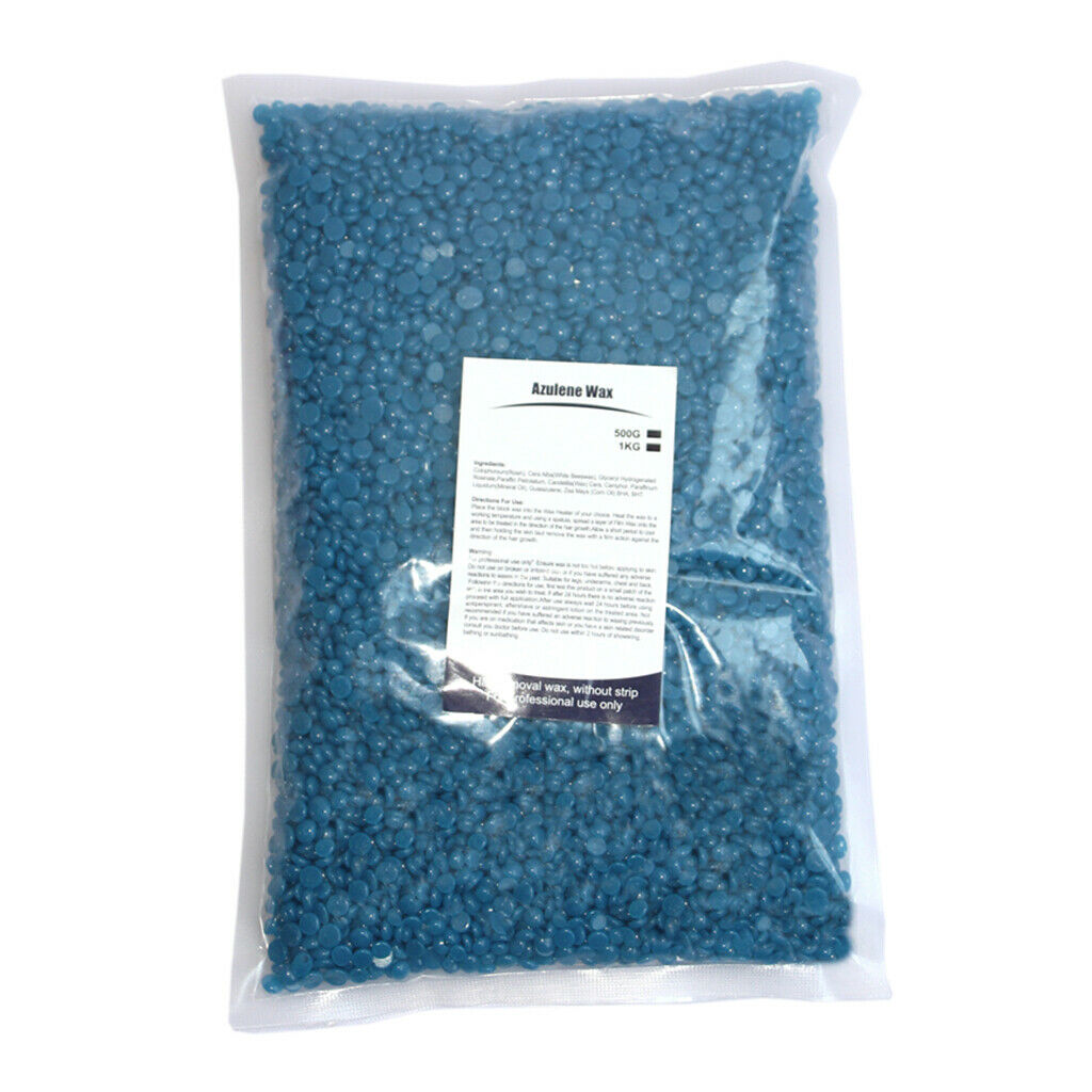 500g Depilatory Hot Hard Wax Beans Pellet Waxing Body Hair Removal,Chamomile