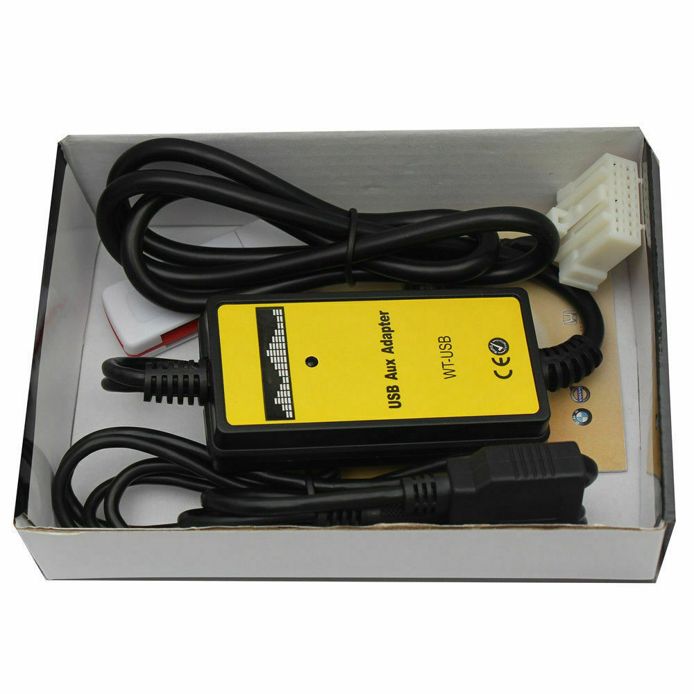 Car USB MP3 Music Player Interface Aux-In Adapter For Mazda 323 MX5 Protege