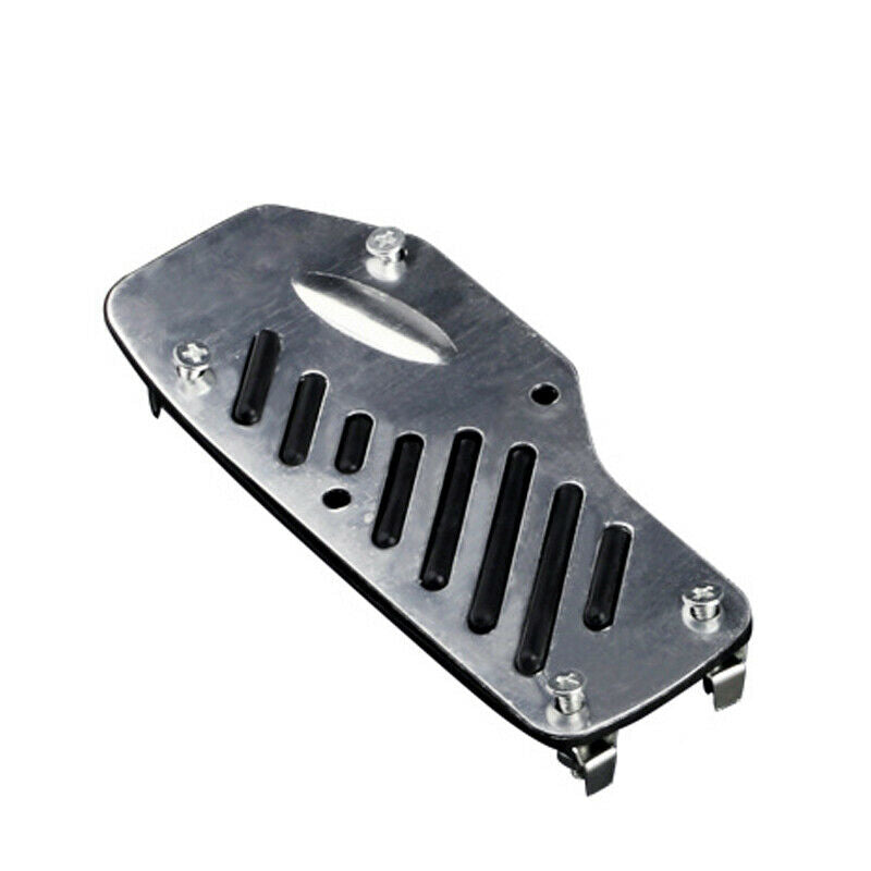 3Pcs Autos Non-skid Aluminum Accelerator Pedal Pad Cover throttle Brake Clutch
