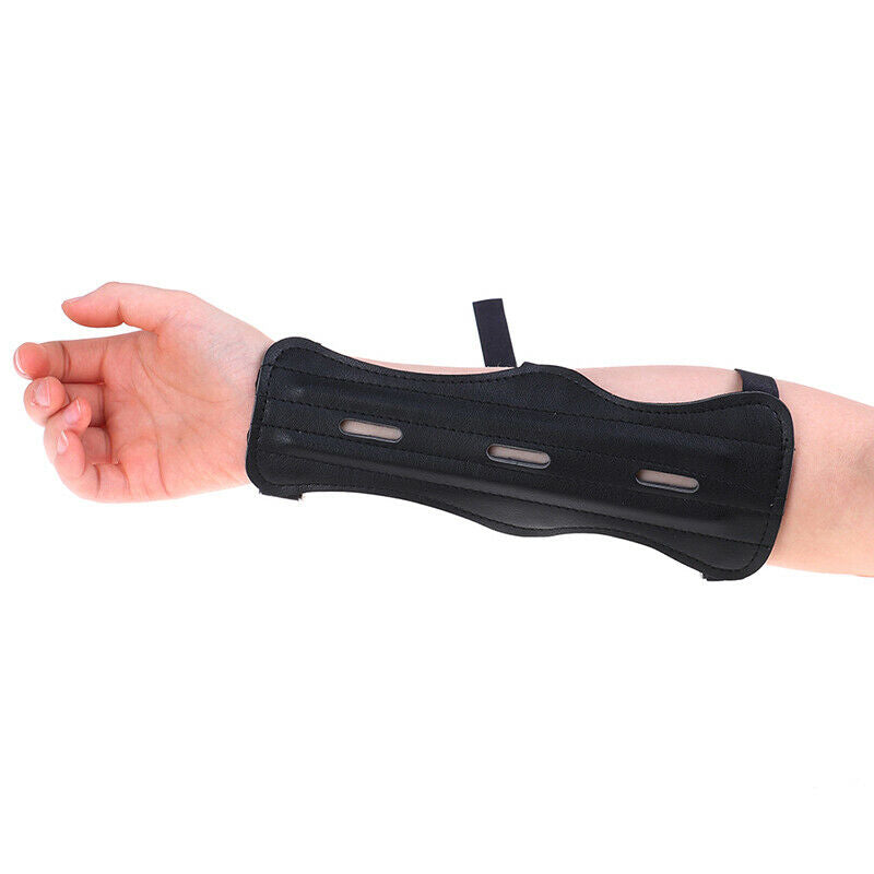 Outdoor Supplies Adjustable Archery Arm Guard Shooting Glove Hunting BracerJ Tt