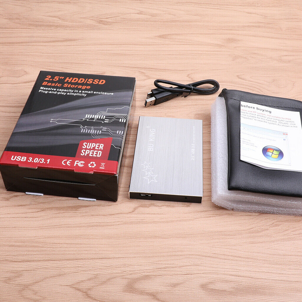 Portable 120G External 2.5inch USB3.0 HDD High Speed for Laptop Desktop