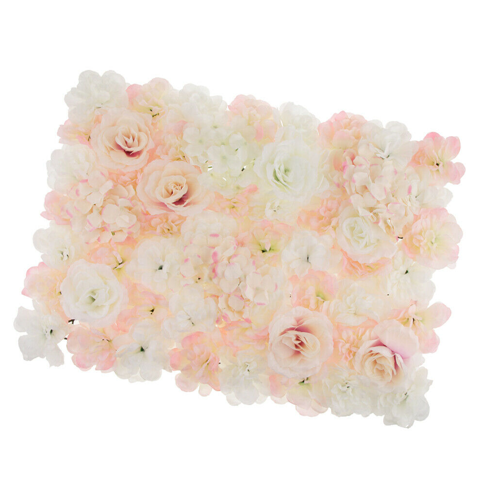 Charm Rose Flower Champagne Silk Flower Venue Floral for Wall Backdrop