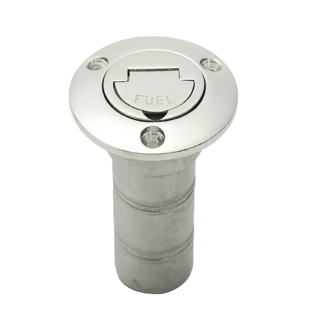 Marine Boat Fuel Deck Fill Filler Keyless Lift   Stainless Steel 38mm 1.5