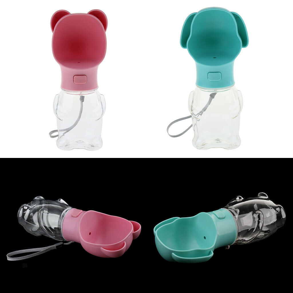 2pcs Portable Dog Travel Water Bottles for Walking Running Hiking in The