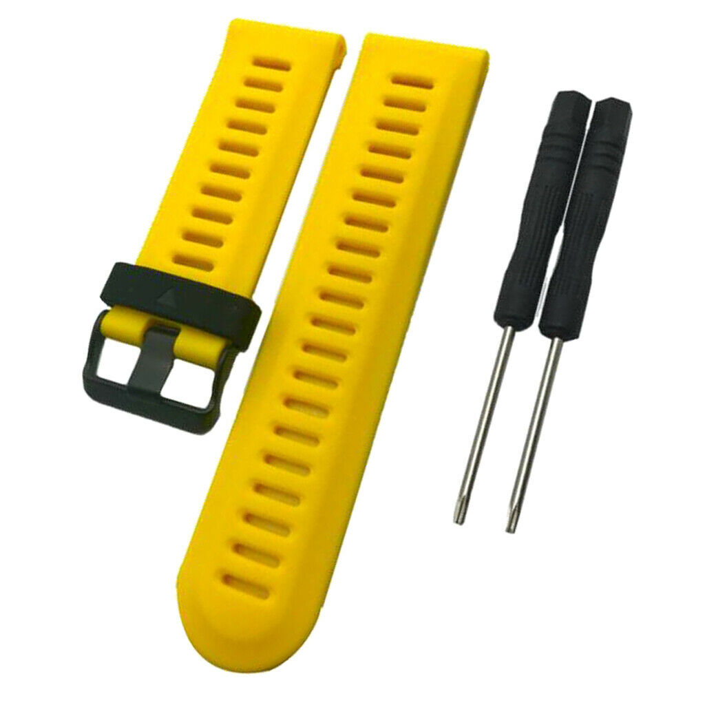 26mm Band for Garmin Fenix Smart Watch Replacement Strap WristBand Yellow