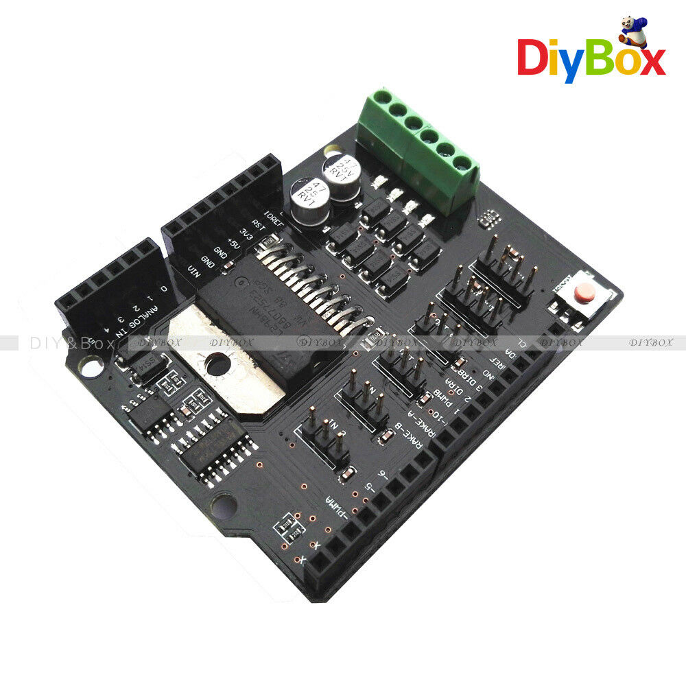 Arduino L298NH 2A H-Bridge Dual Channel DC Motor Driver Shield Module Than L298P