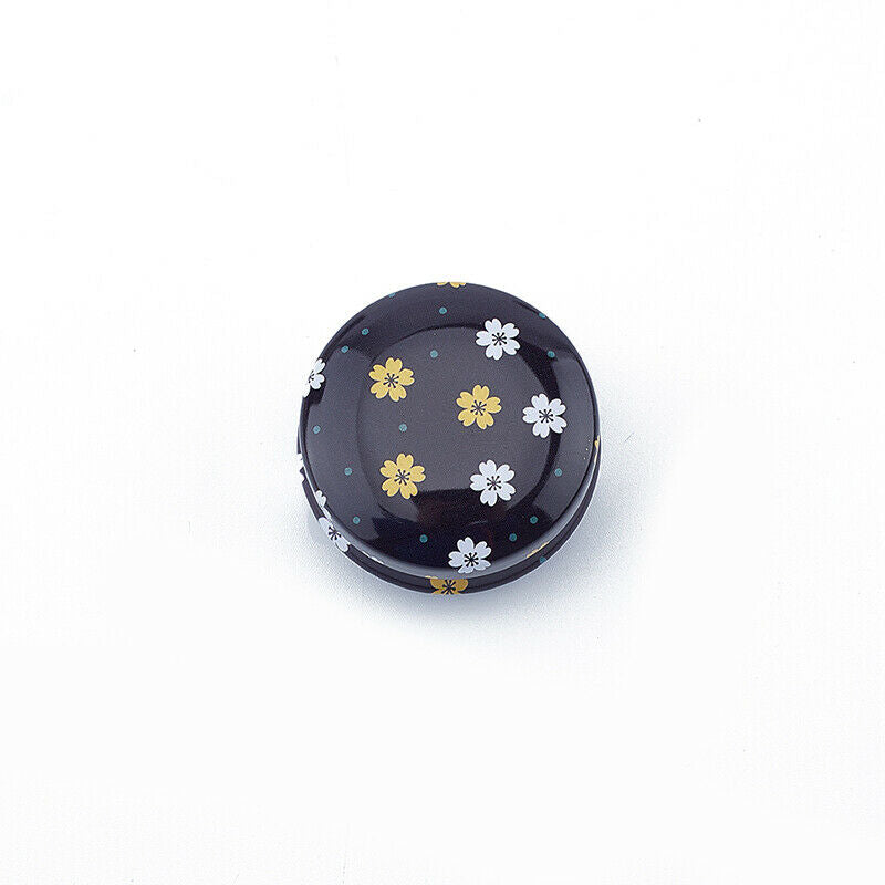 4Pcs/set Elegant Flower Tin Box DIY Candle Jar Balm Round Empty Iron B.l8