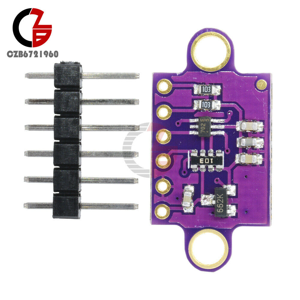 5Pcs VL53L0X GY-VL53L0XV2V Time-of-Flight Distance Sensor Breakout Module