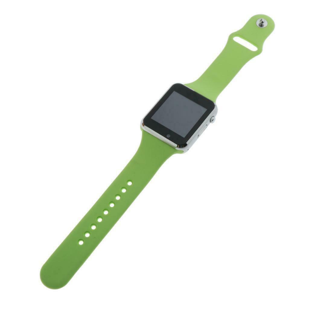A1 Wristwatch Bluetooth Smart Watch SIM Smartwatch Smartphone Women Green
