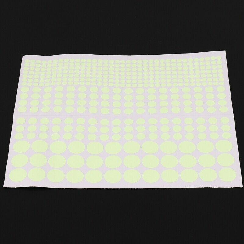 407Pcs Diy Glow In The Dark Wall Stickers Luminous Fluorescent Rould Dot For BG6