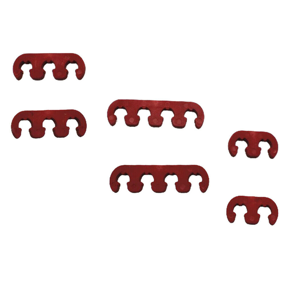 6x Plastic Spark Plug Wire Separators 7mm 8mm 9mm Universal For Chevy Ford