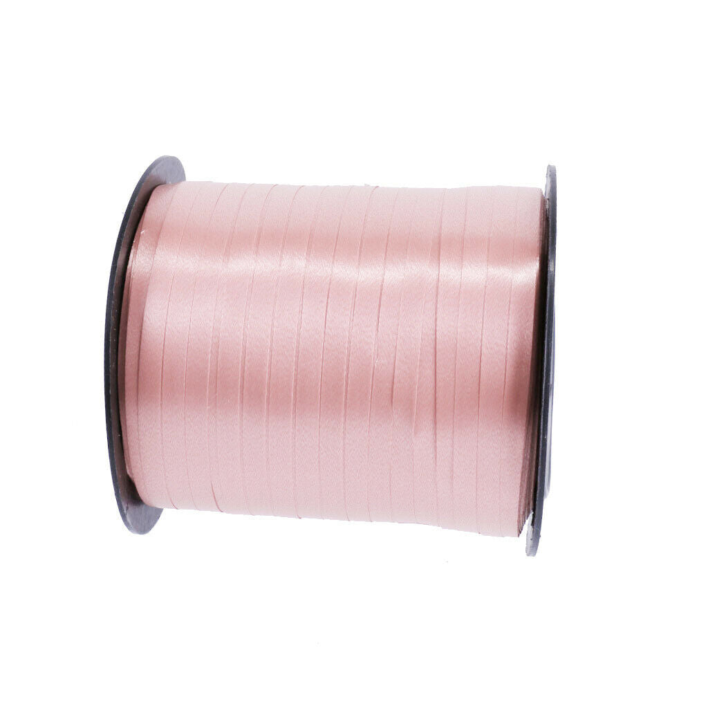 2 Rolls 225m White and Pink Balloon Curling Ribbons Helium Wedding Engagement