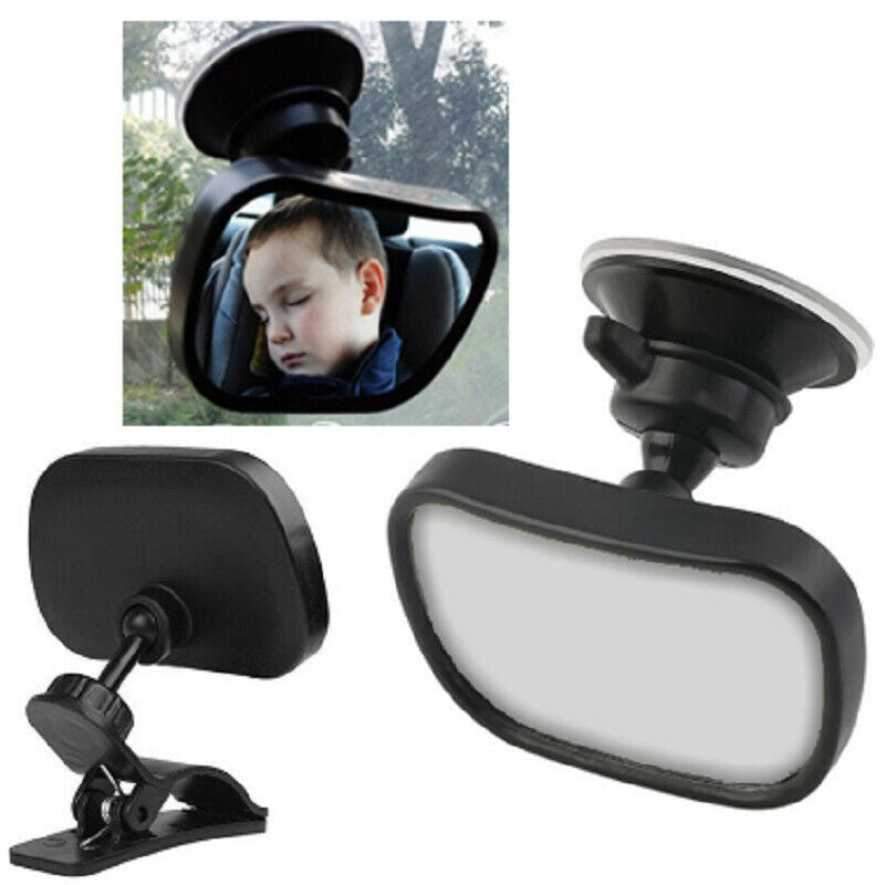 Adjustable Baby Kids Car Mirror Back Seat Safety View Mirror With Clip Sucke SJ